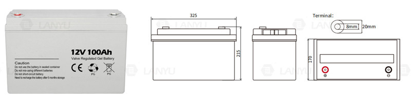 12v100ah Gel Battery