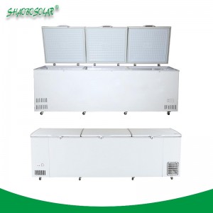 1015L/1125L /1215L/1615L big capacity 3 door 1 temp. Chest Freezer