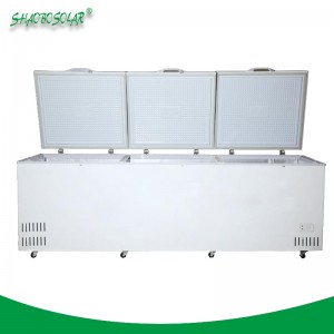1015L/1125L /1215L/1615L big capacity 3 door 1 temp. Chest Freezer