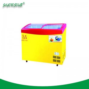 189L 269L big Capacity DC glass door  freezer