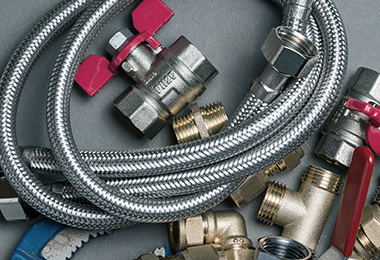 Common parts for hose supply, valves and faucets